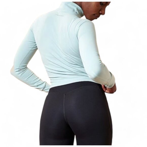 Paragon Fitwear Sedona Ether Cropped 1/4 Zip White Pullover - Picture 3 of 10